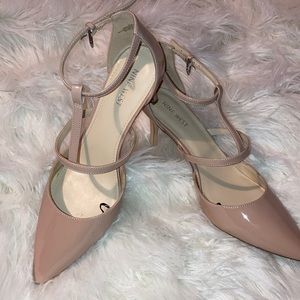 Nine West strappy 3” heels